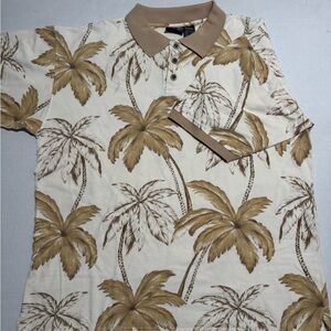 Y2K OP Ocean‎ Pacific Sport Textured Hawaiian SS Shirt, No Tag (XL?) #906